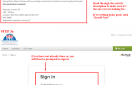 How to Register for an Activity